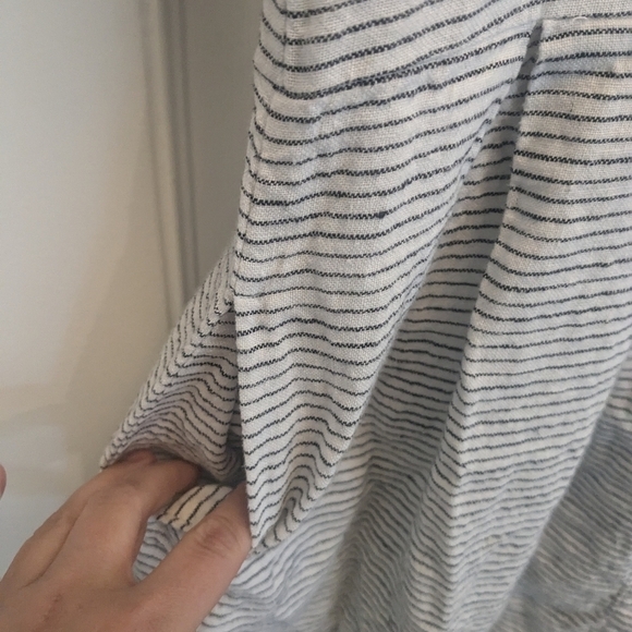 Offon Striped Linen Dress - Picture 3 of 5